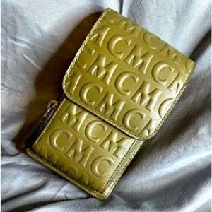 MCM mini wallet w/ shoulder strap